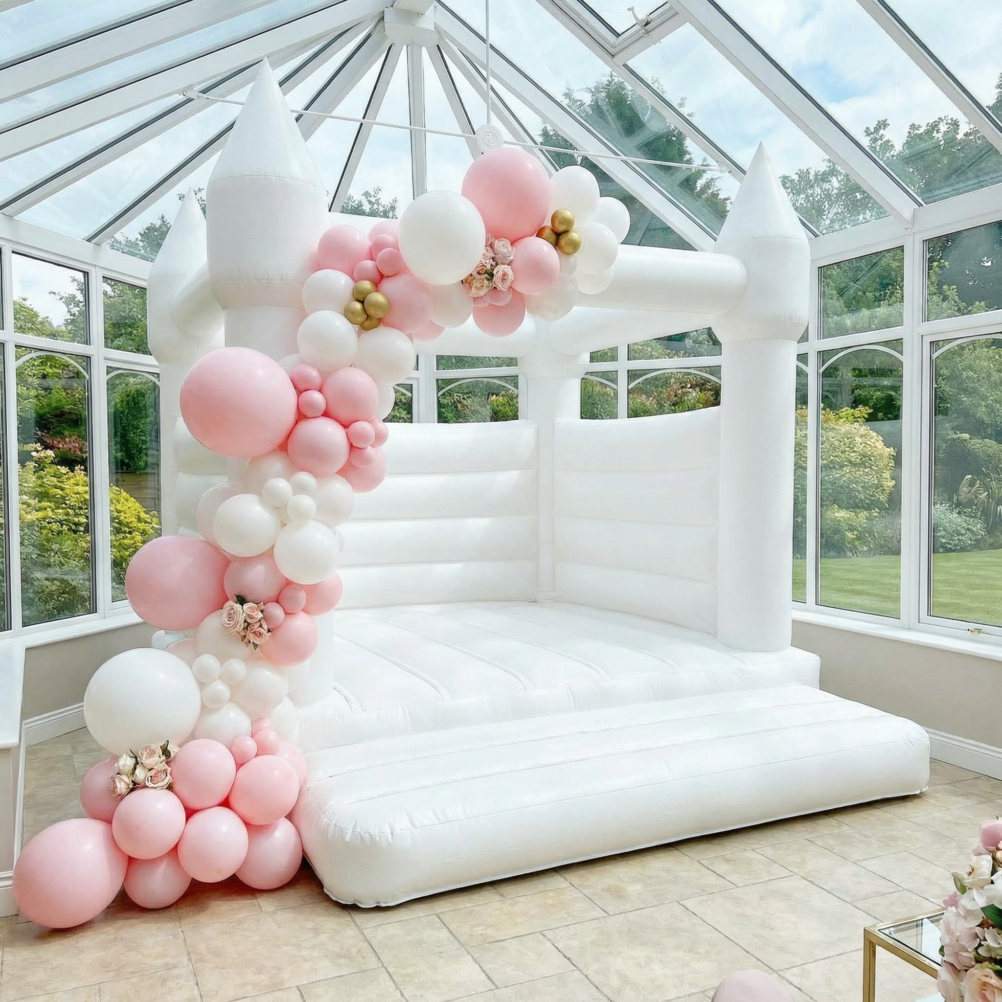 White Bouncy Castles